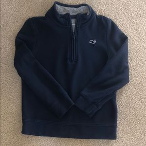 Vineyard Vines Boys Saltwater 1/4 Zip Navy